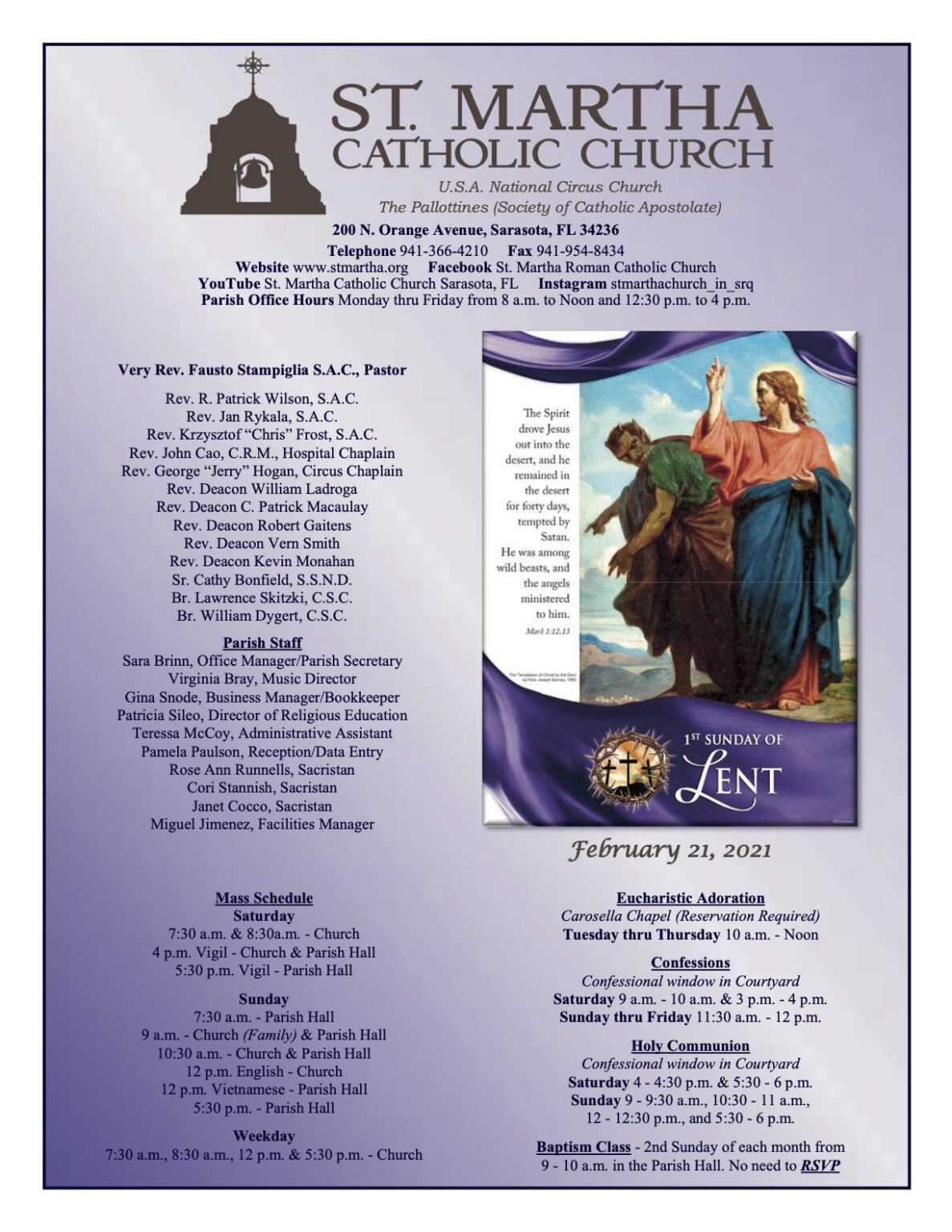 St. Martha Catholic Church » Bulletins